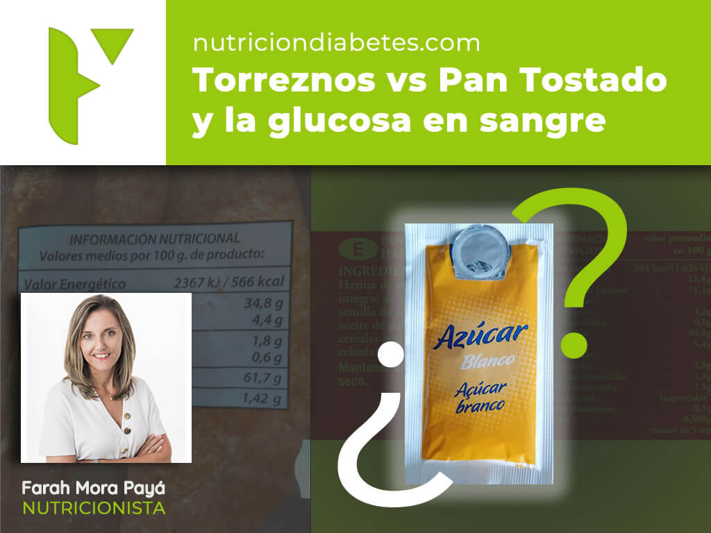 Torreznos vs Pan Tostado integral y la glucosa en sangre